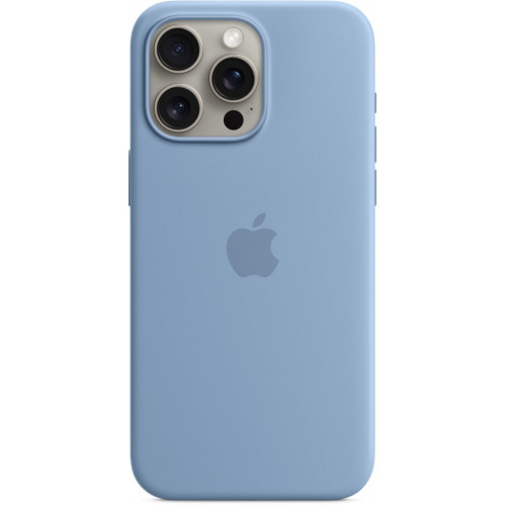 Silicone Case With Magsafe iPhone 15 — Winter Blue