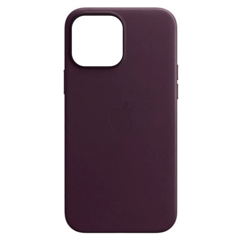 Leather Case with MagSafe — iPhone 13 Pro Max  — Dark Cherry