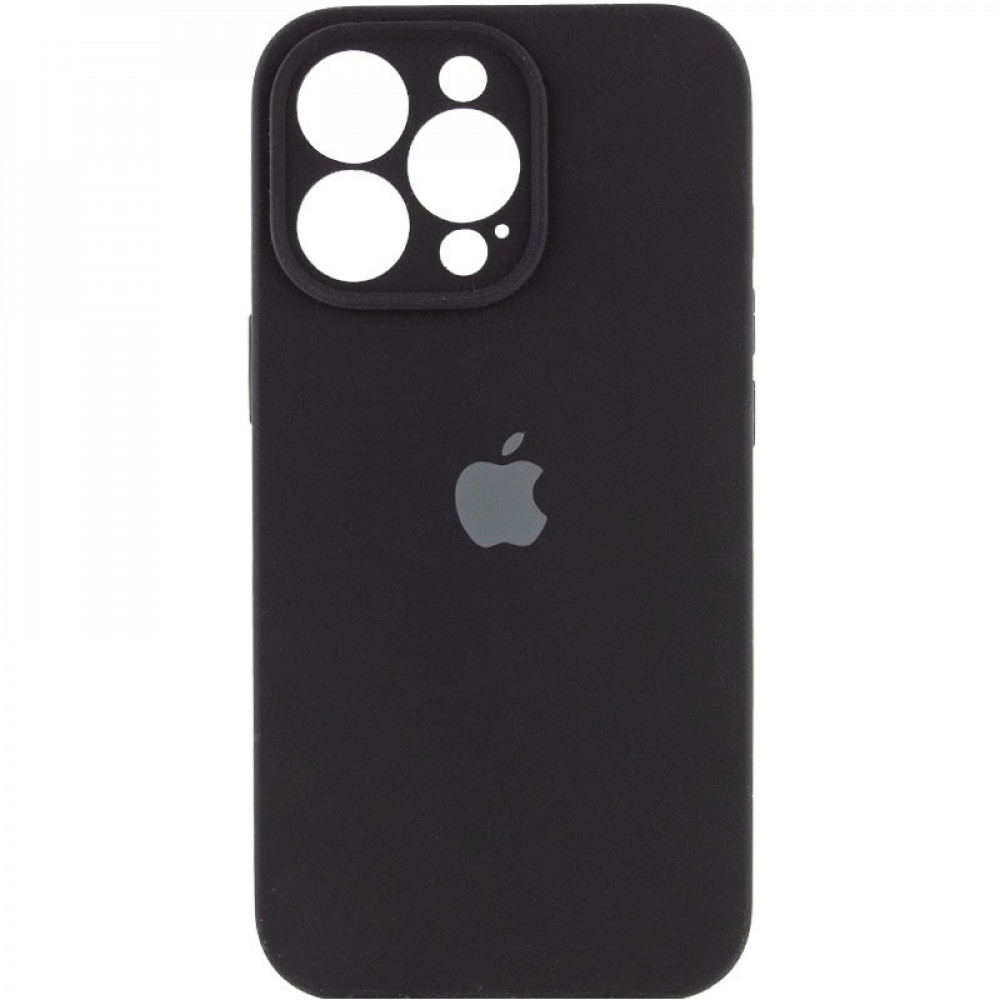 Original Silicone Case with protective camera iPhone 14 Pro — Charcoal Gray (15)