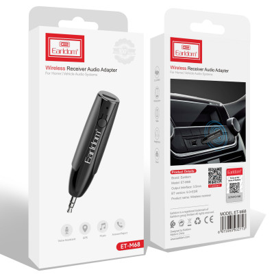 Купить Bluetooth Audio Receiver &mdash; Earldom ET-M68 Ц-000076071 - KMT5
