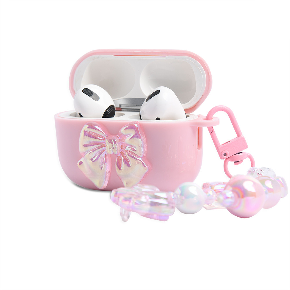 Airpods Case Bow — Pink