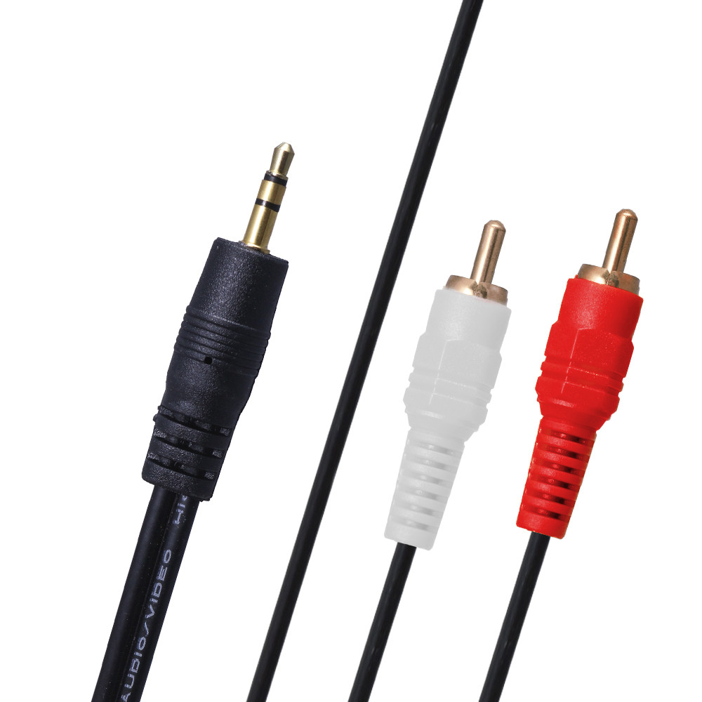 Cable Aux 3.5mm To 2 RCA Y Stereo (1.5m)