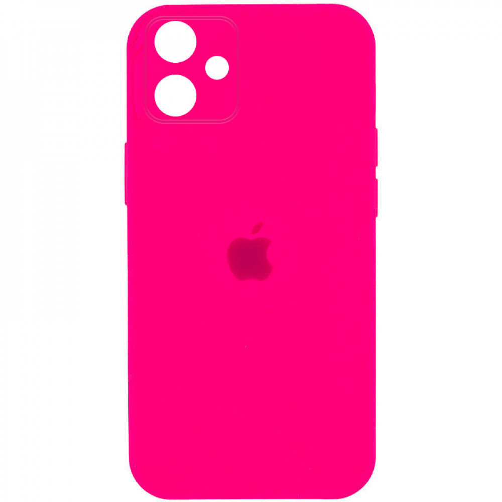 Original Silicone Case with protective camera — iPhone 16 Pro — Neon Pink (47)