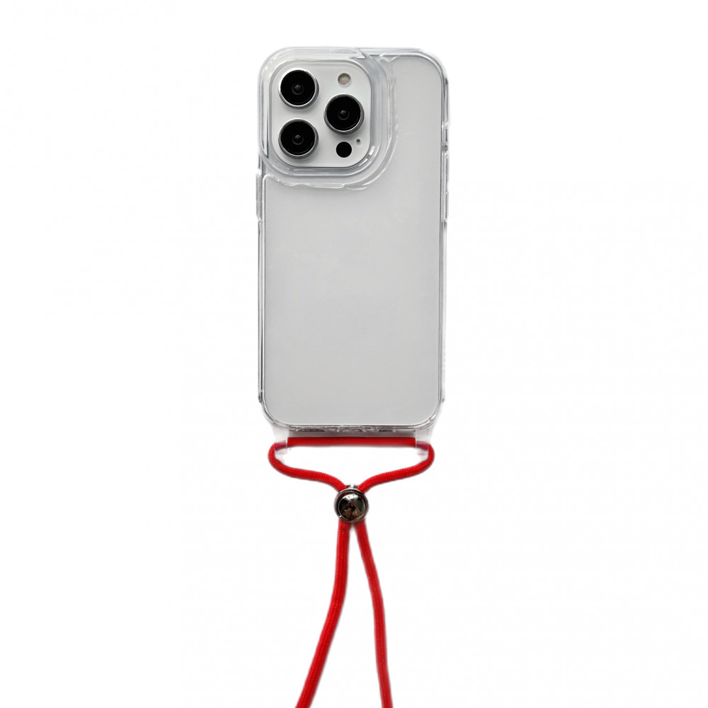 Cord TPU Case — iPhone 14 Pro Max   — Red