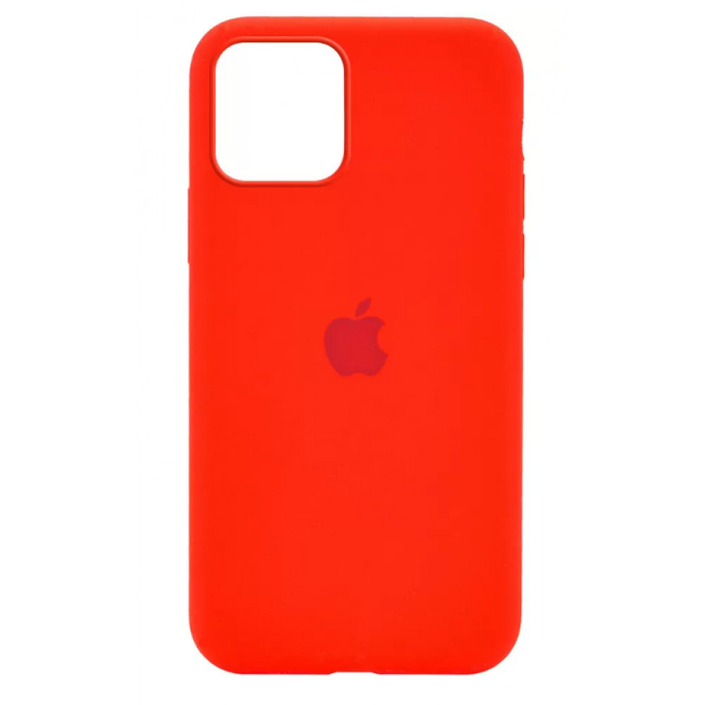 Original Silicone Case Full Size iPhone 12 ; 12 Pro 6.1" — Red