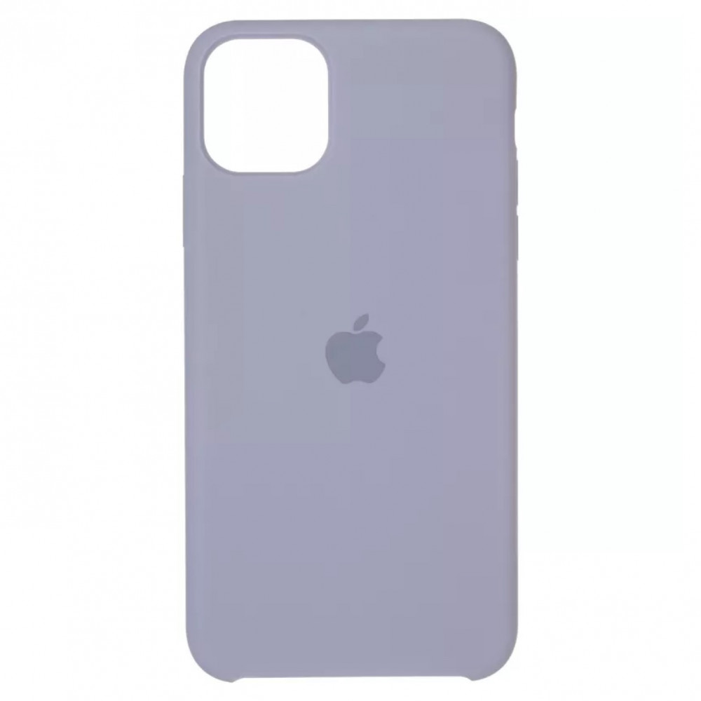 Original Silicone Case Full Size iPhone 15 Pro Max — Lavender Gray