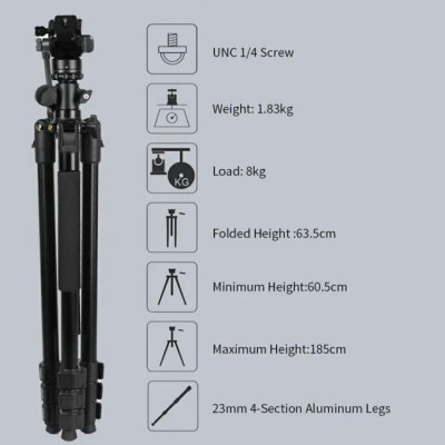 Купить Monopod Tripod (1.85m) &mdash; Jmary KS355+HG60 Ц-000083487 - KMT5
