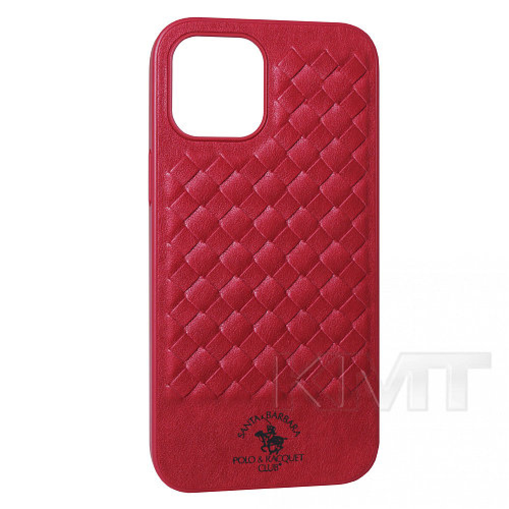 Polo Ravel Leather Case iPhone 13 6.1"   — Garnet Red