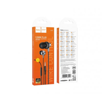 Купить 3.5mm Earphones With Mic &mdash; Hoco M119 &mdash; Black Ц-000083903 - KMT5