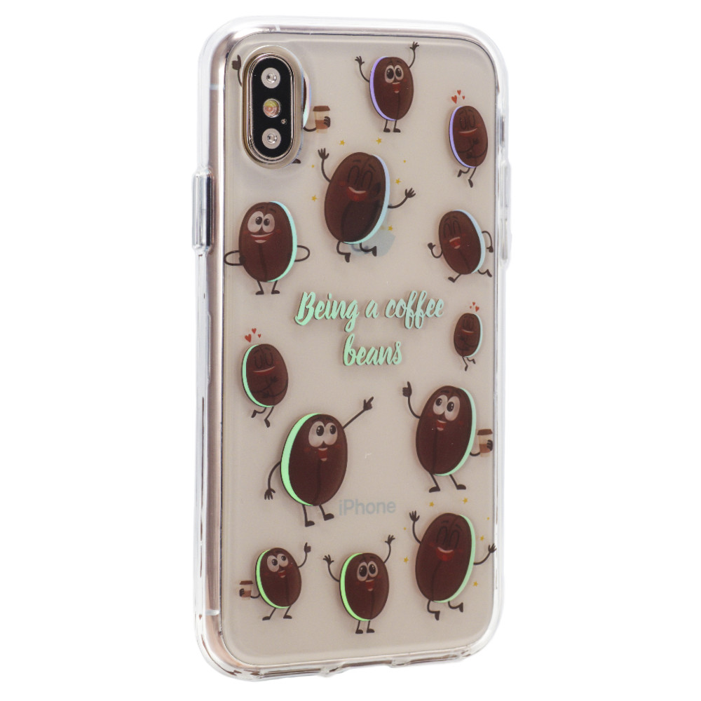 Fancy TPU Case iPhone 7 Plus ; 8 Plus — Coffee