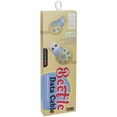 Купить Кабель Lightning 2.4A (1.2m) Joyroom S-L124 &mdash; Yellow Ц-000057330 - KMT5
