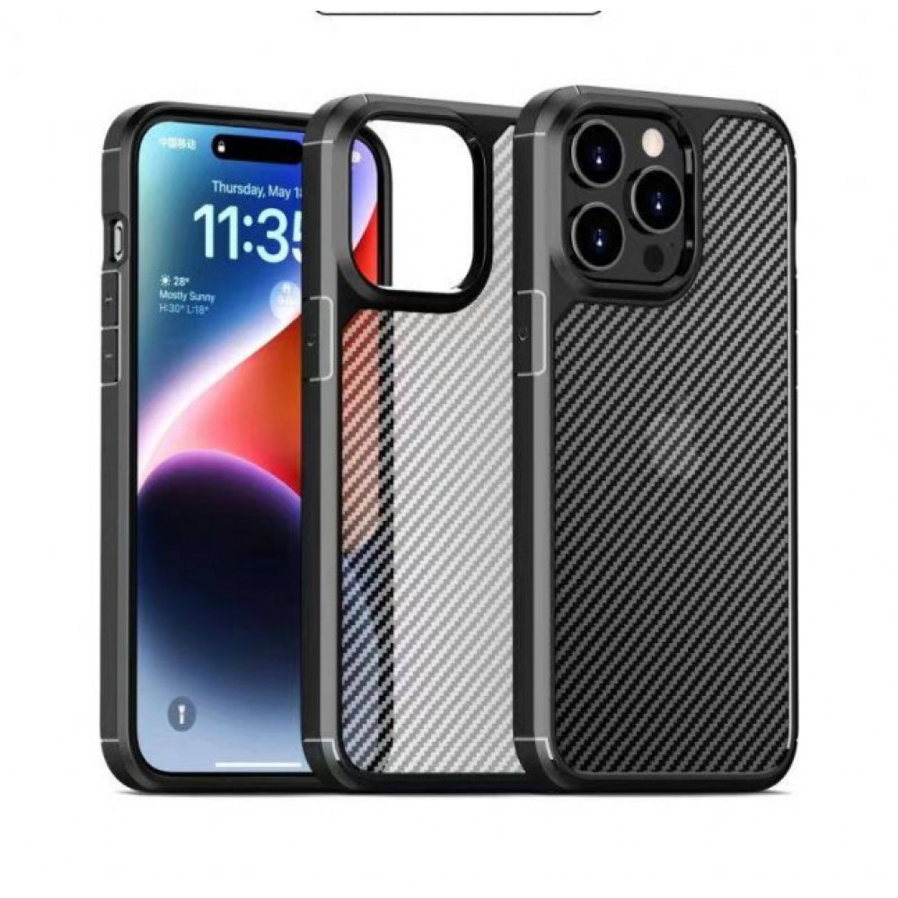 Ipaky Carbon Fiber Case iPhone 15