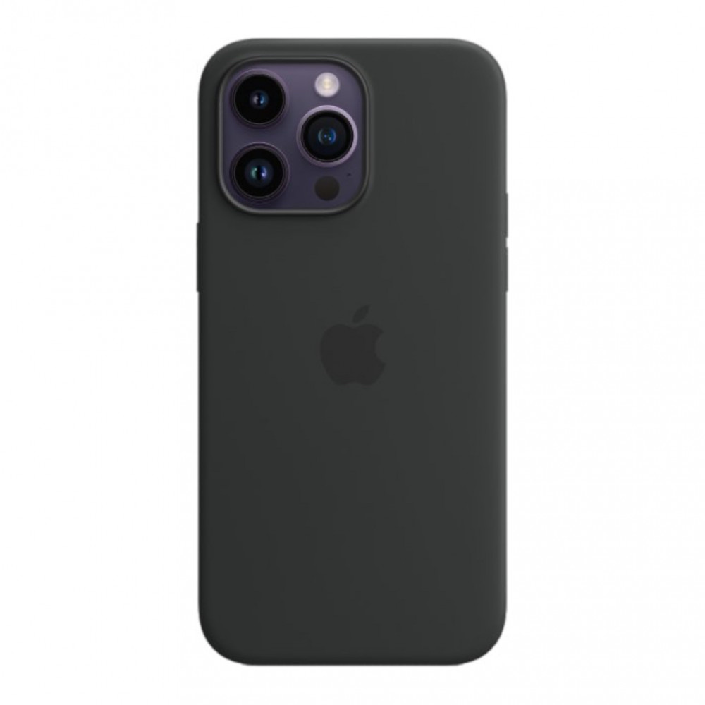 Original Silicone Case Full Size iPhone 15 Pro — Charcoal Gray (15)