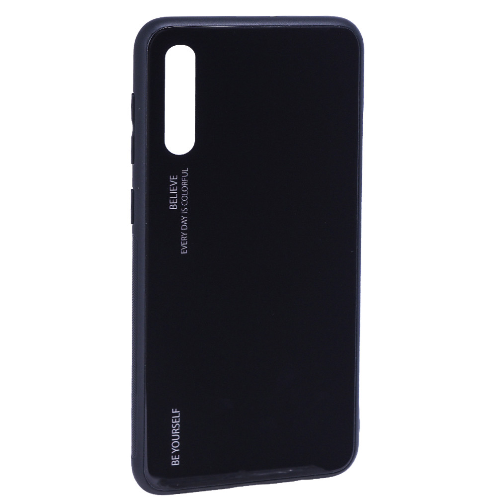 Gradient Glass Case Samsung A50 2019 — Black