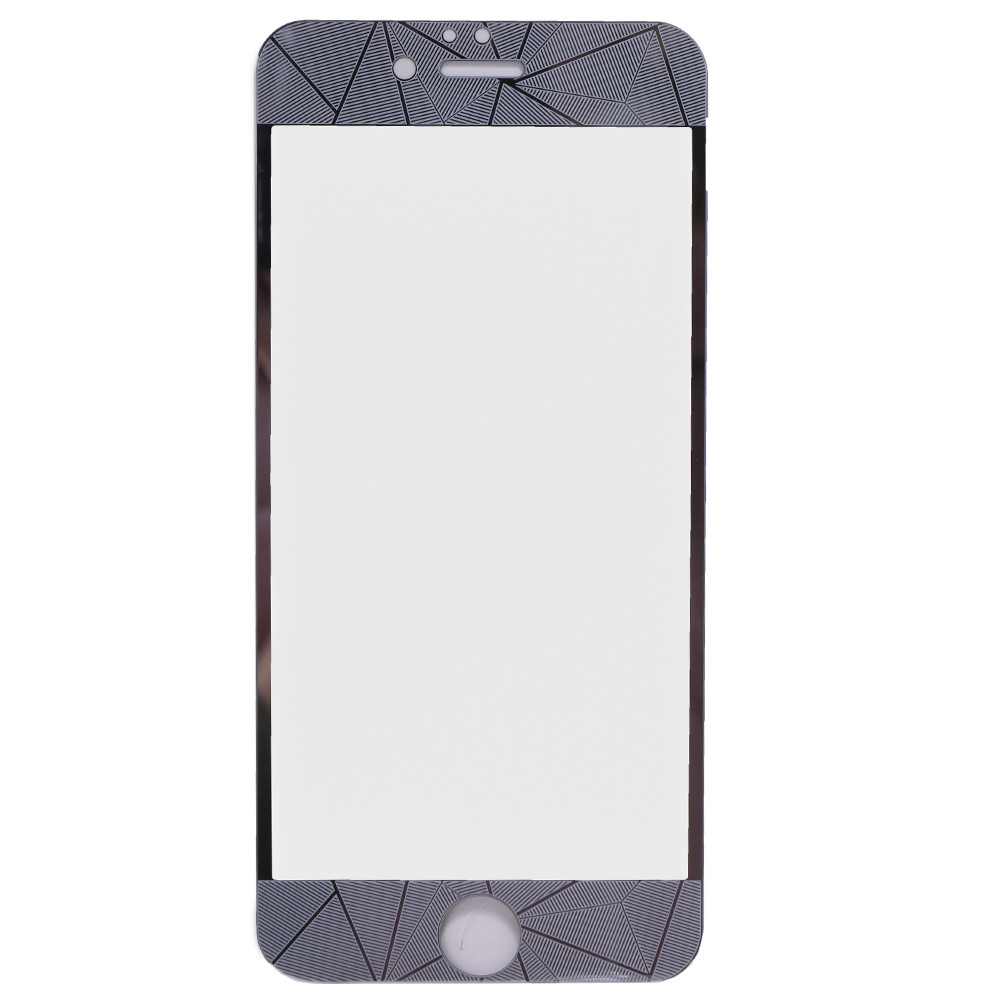 Захисне скло 2 in 1 Diamond — iPhone 6 ; 6S — Silver