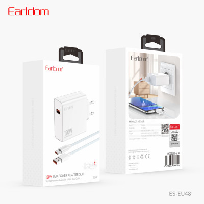 Купить Home Charger | 120W | 1U | USB C Cable (1m) &mdash; Earldom ES-EU48 Ц-000083378 - KMT5