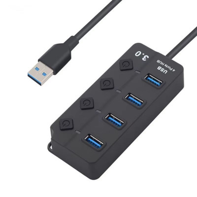USB HUB : USB 3.0 To 4 USB 4 port 30cm