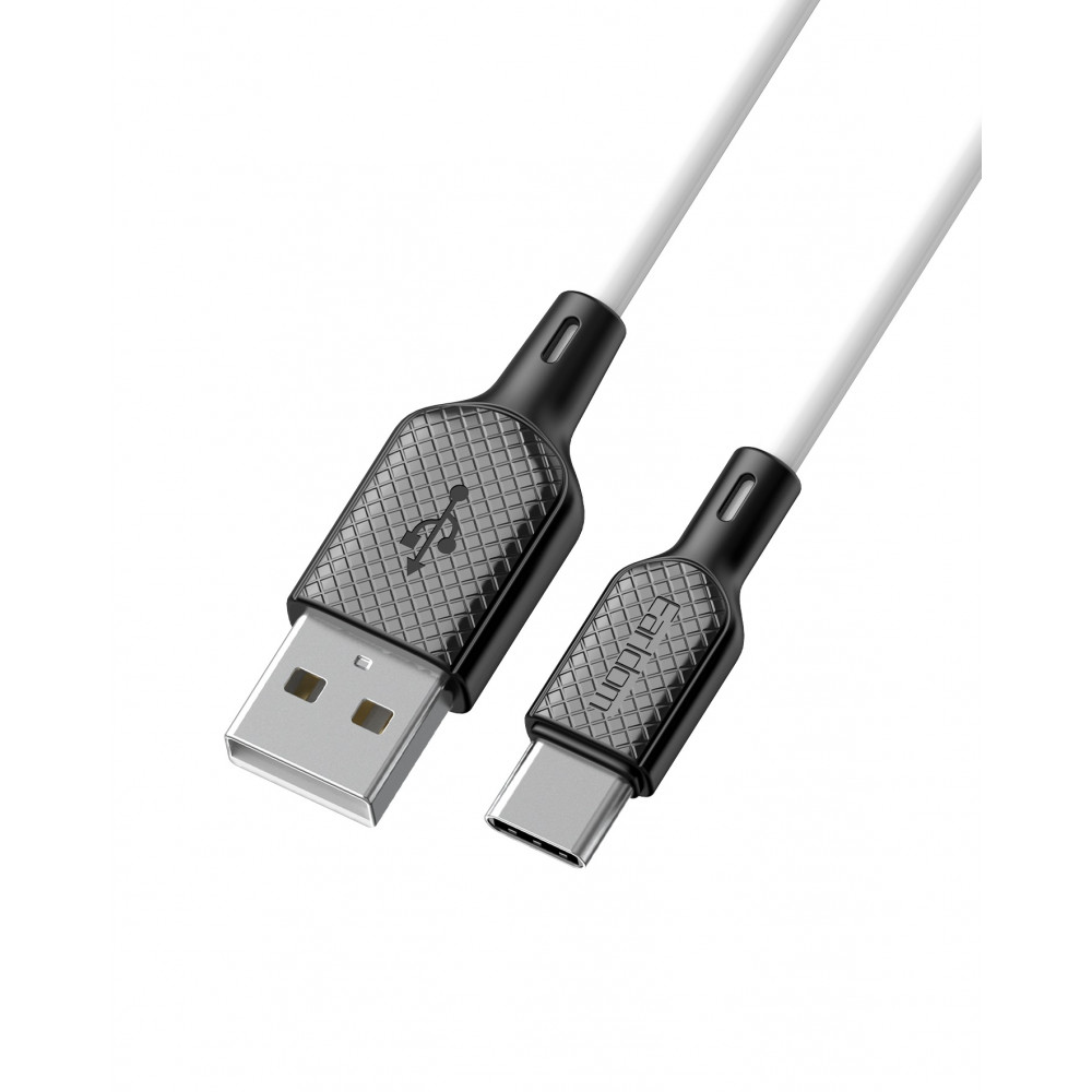 Cable USB C 2.4A (1m) &mdash; Earldom EC-154C &mdash; white
