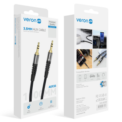 Купить Cable Aux (1m) &mdash; Veron AUX33 Ц-000078742 - KMT5
