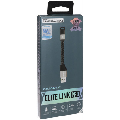 Купить Кабель Lightning 2.4A (0.1m) Momax DLID Ц-000038377 - KMT5