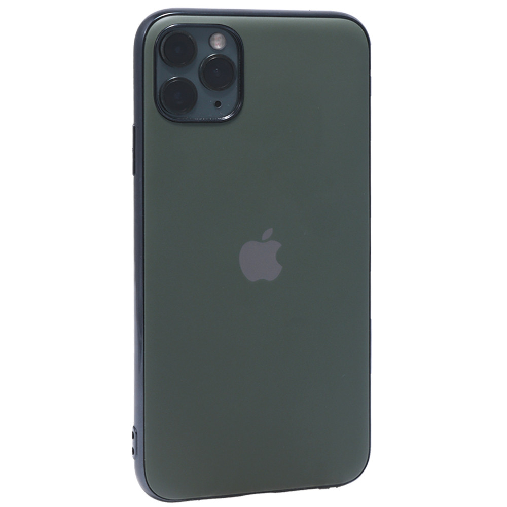 Matte Silcone Case iPhone 11 Pro Max — Midnight Green