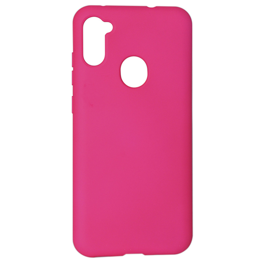 Original Silicone Case Samsung A11 2019 — Hot Pink (13)