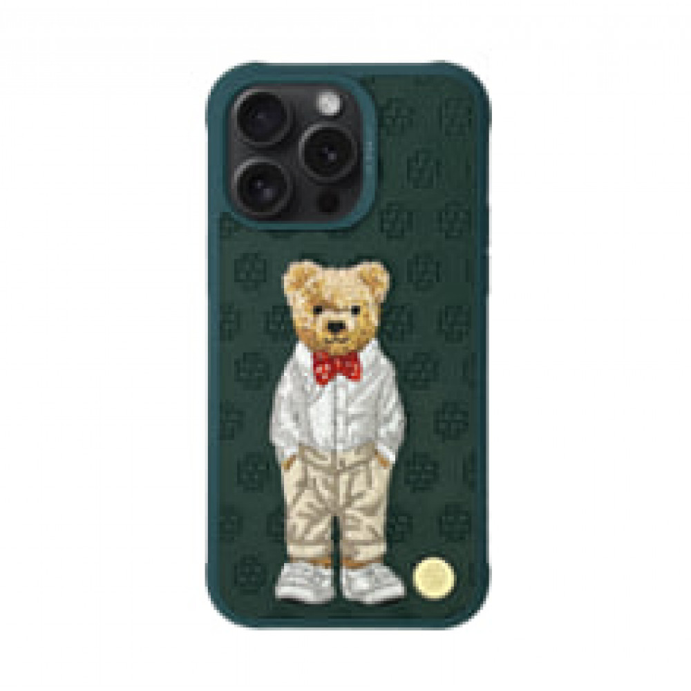 Polo Paris Gentleman Leather Case iPhone 15 Pro — Bow Tie