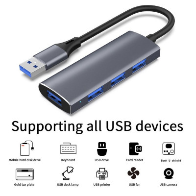 Купить USB HUB : USB 3.0 To 4 USB 4 PORT HUB 3.0 Ц-000081351 - KMT5