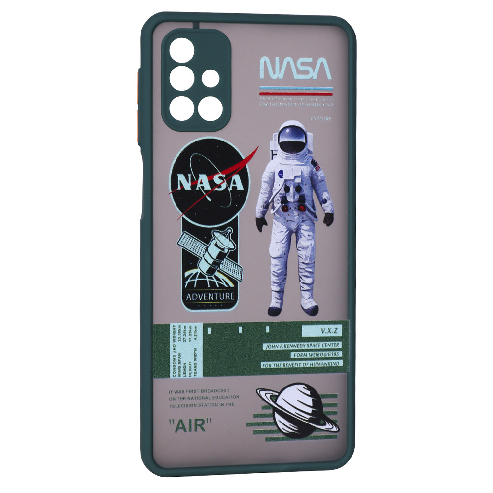 Stickers Series TPU Case Samsung M31S — Dark green