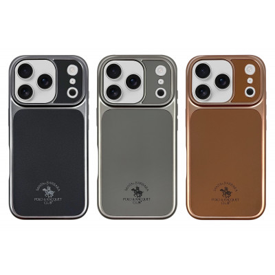 Купить Polo Lucas Leather Case iPhone 17 Pro Max &mdash; Grey Ц-000082183 - KMT5