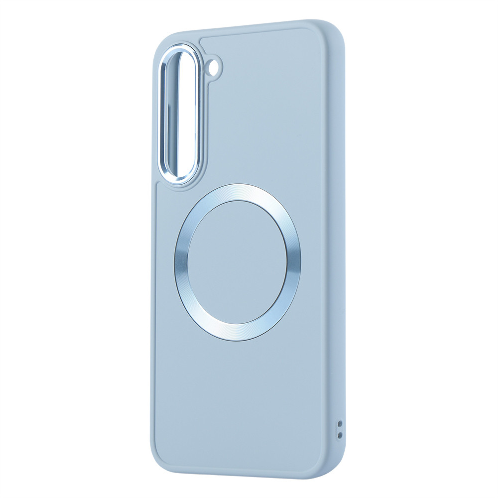 Metal Style Case with MagSafe Samsung S23 Plus — Light Blue