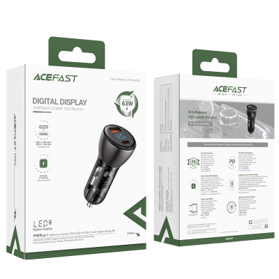 Купить Car Charger 63W 1U 1C Acefast B6 Ц-000083767 - KMT5