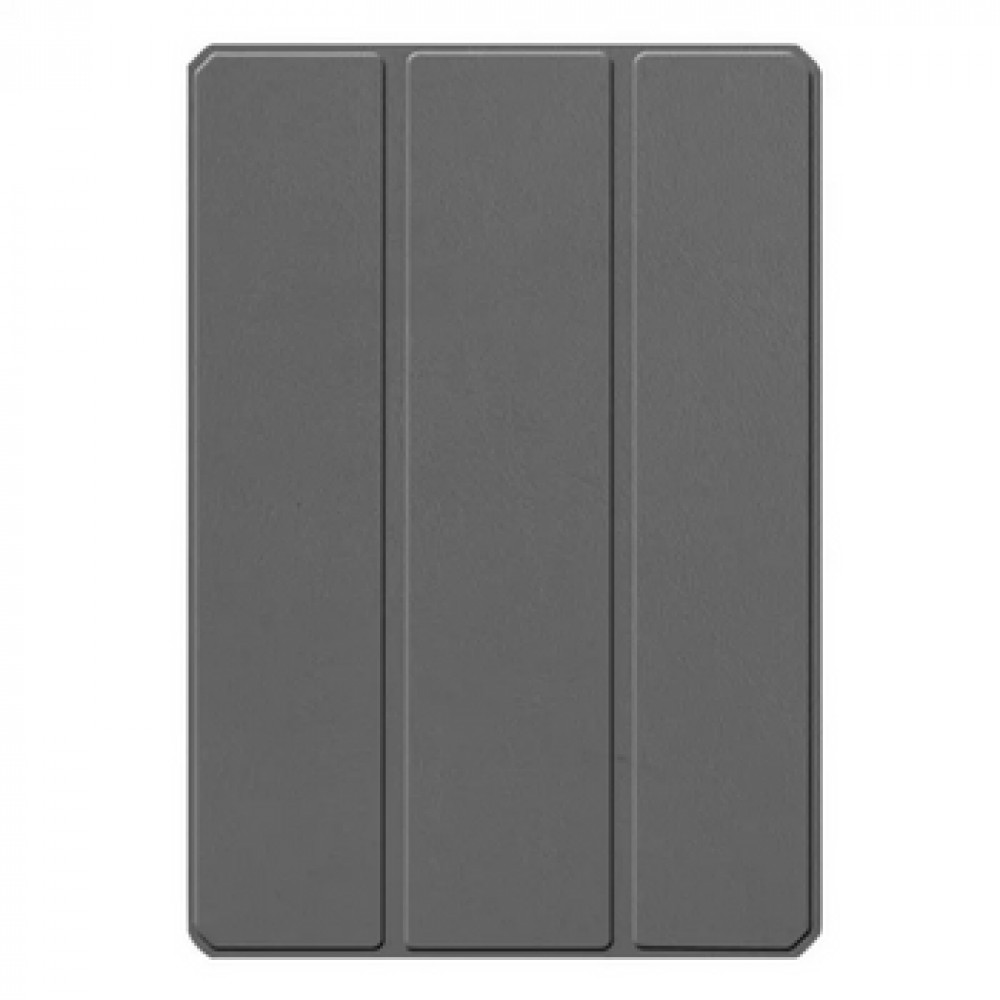 Tri-fold flat with pen slot Book Case iPad 9,7"  — Grey