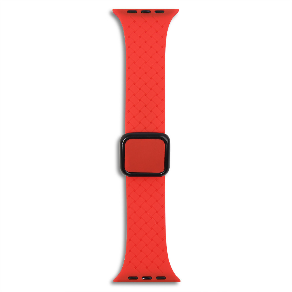 Ремінець Fabric pattern Design Apple Watch 38 mm 40 mm 41 mm — Red