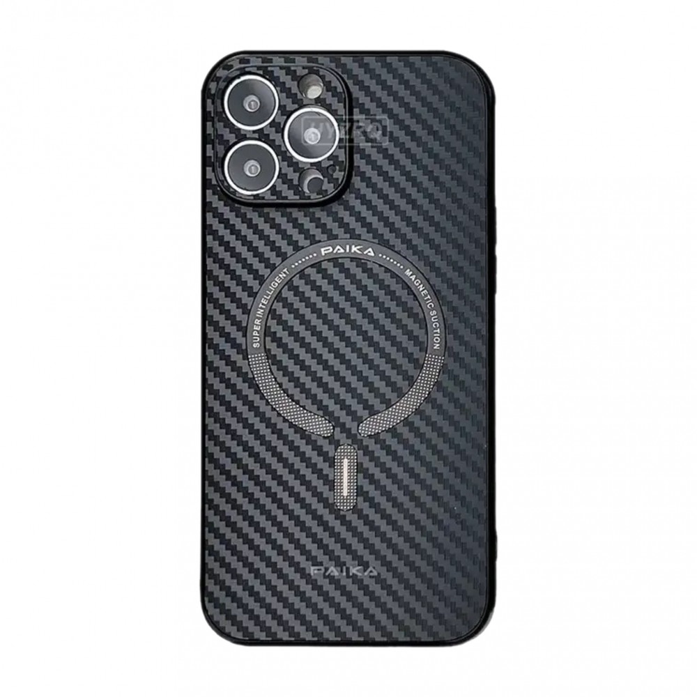 Carbon case with magsafe iPhone 14 Pro — Black