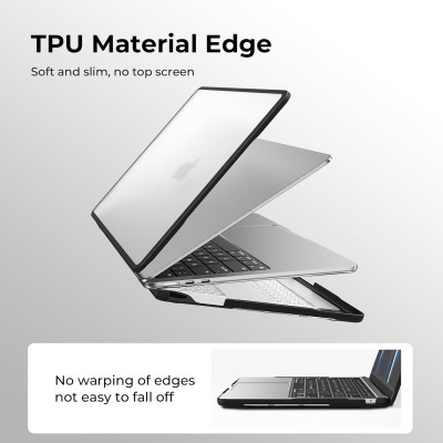 TPU+PC HardShell Case MacBook Air 13.6" A2681 — Black
