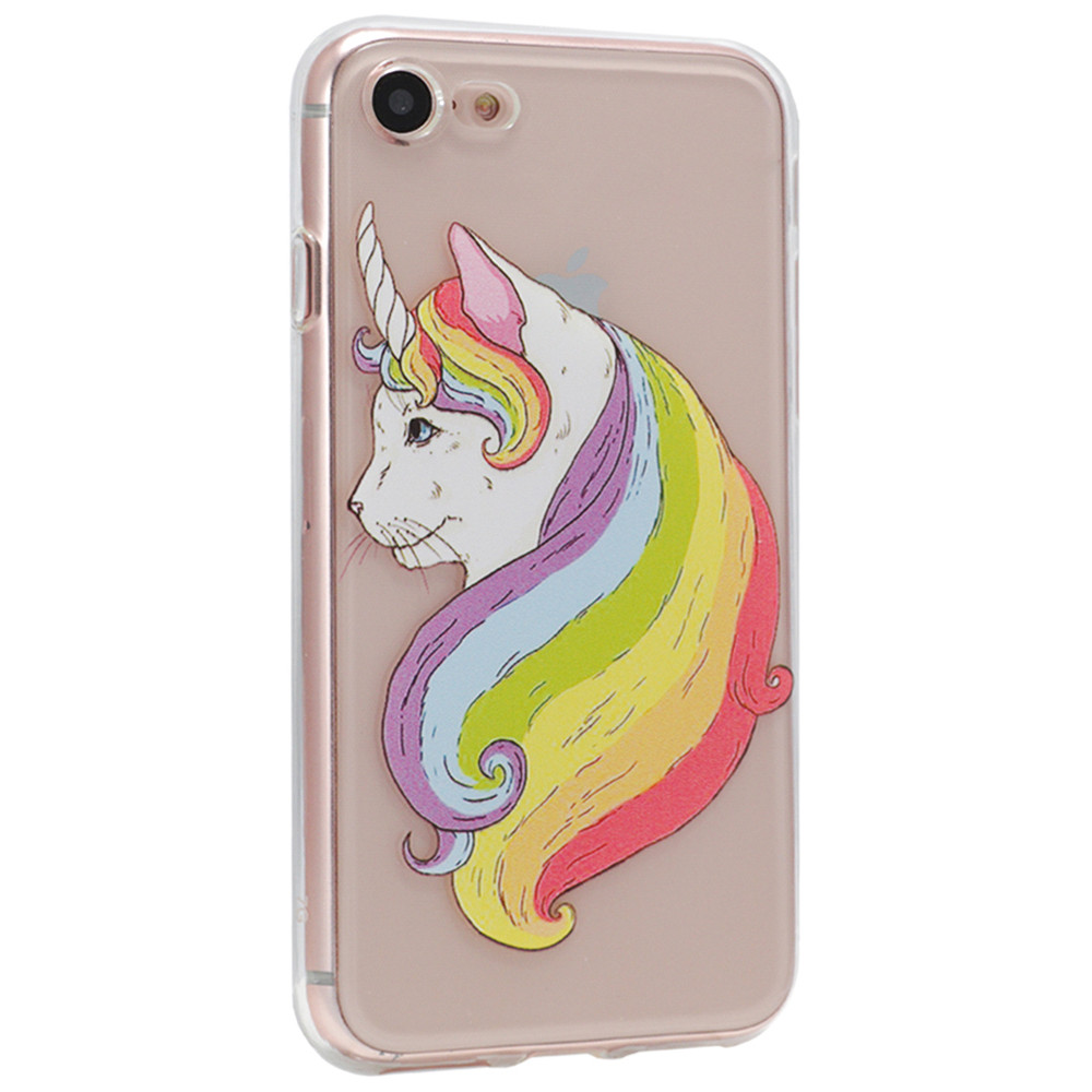 Cartoon Series TPU Case iPhone 7 ; 8 — Cat