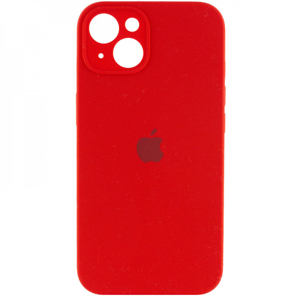 §Original Silicone Case with protective camera — iPhone 13 — Red (14)