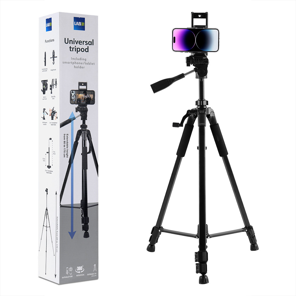 Tripod Stand For Smartphones and Cameras (1.70m) T-002  LAB31