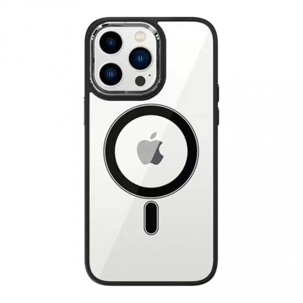 Color Clear Case With Magsafe iPhone 16 Pro Max — Black