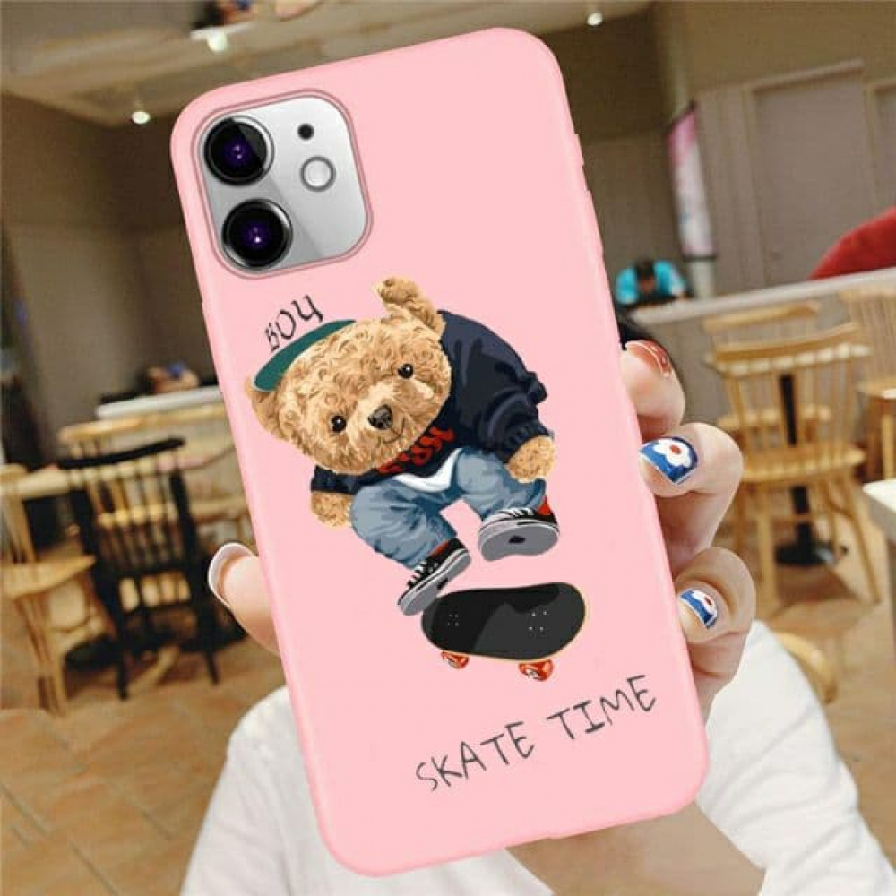 Cartoon Fun Slogan Bear TPU case iPhone 13 Pro 6.1"