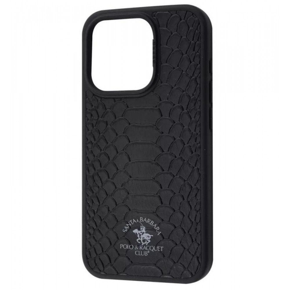 Polo Knight Leather Case iPhone 16 — Black