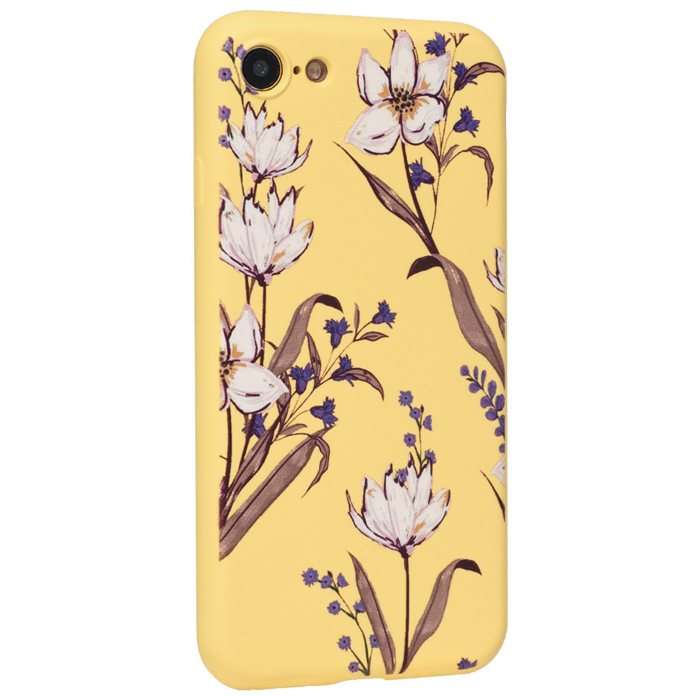 Flowers Series Silicone Matte Case iPhone 7 ; 8 — Design 2