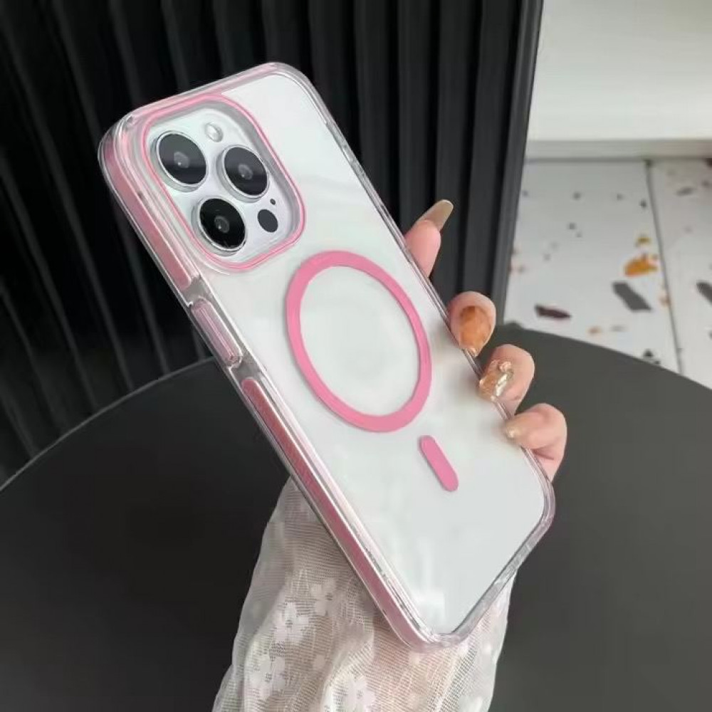 Colorful Case With Magsafe — iPhone 11 — Pink