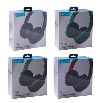 Купить Навушники Bluetooth Celebrat A18 &mdash; Red Ц-000062226 - KMT5