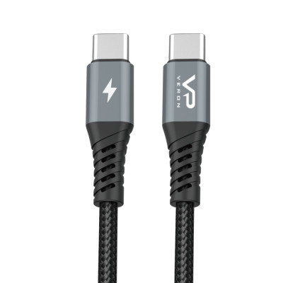 Кабель USB C to C 20W PD (1m) Veron CC09 Nylon