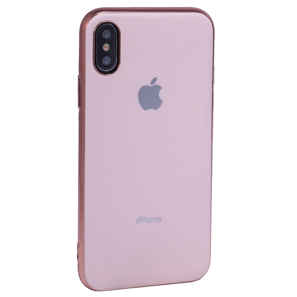 Matte Silcone Case — iPhone Xs Max — Rose Gold