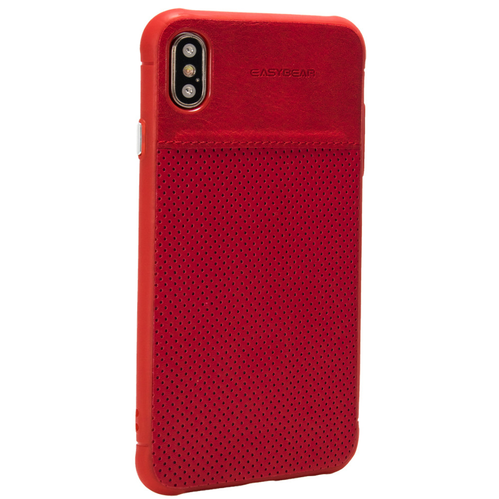 EasyBear Leather Case iPhone XS Max. — Red