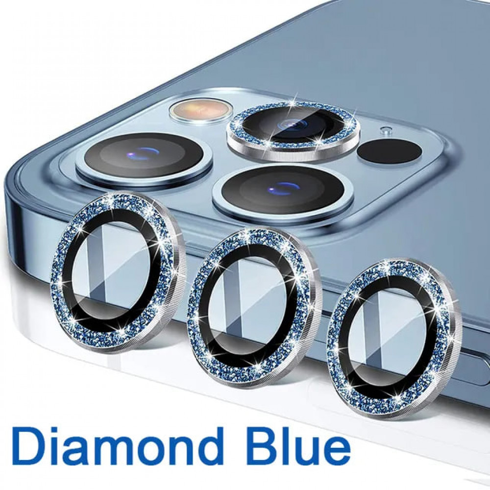 Camera Glass Diamond Crumb iPhone 13 6.1" — Blue