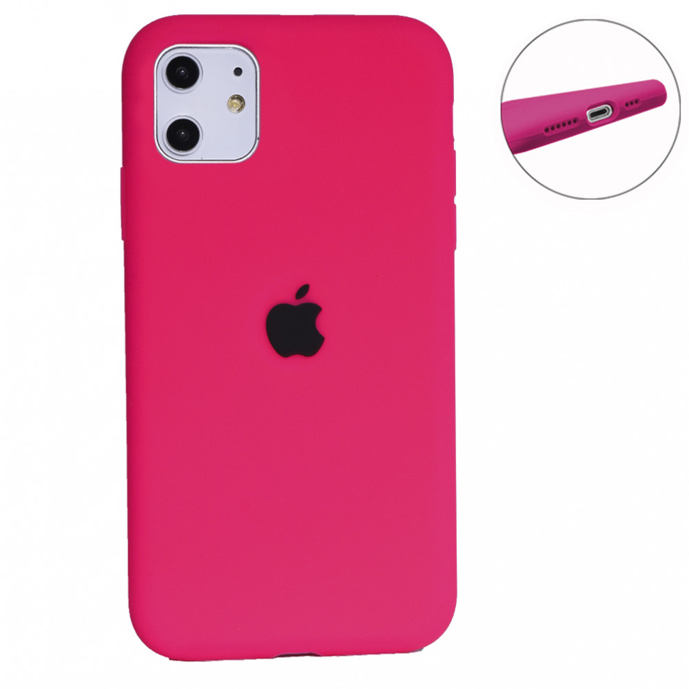 Original Silicone Case Full Size iPhone 11 — Blackberry [62]